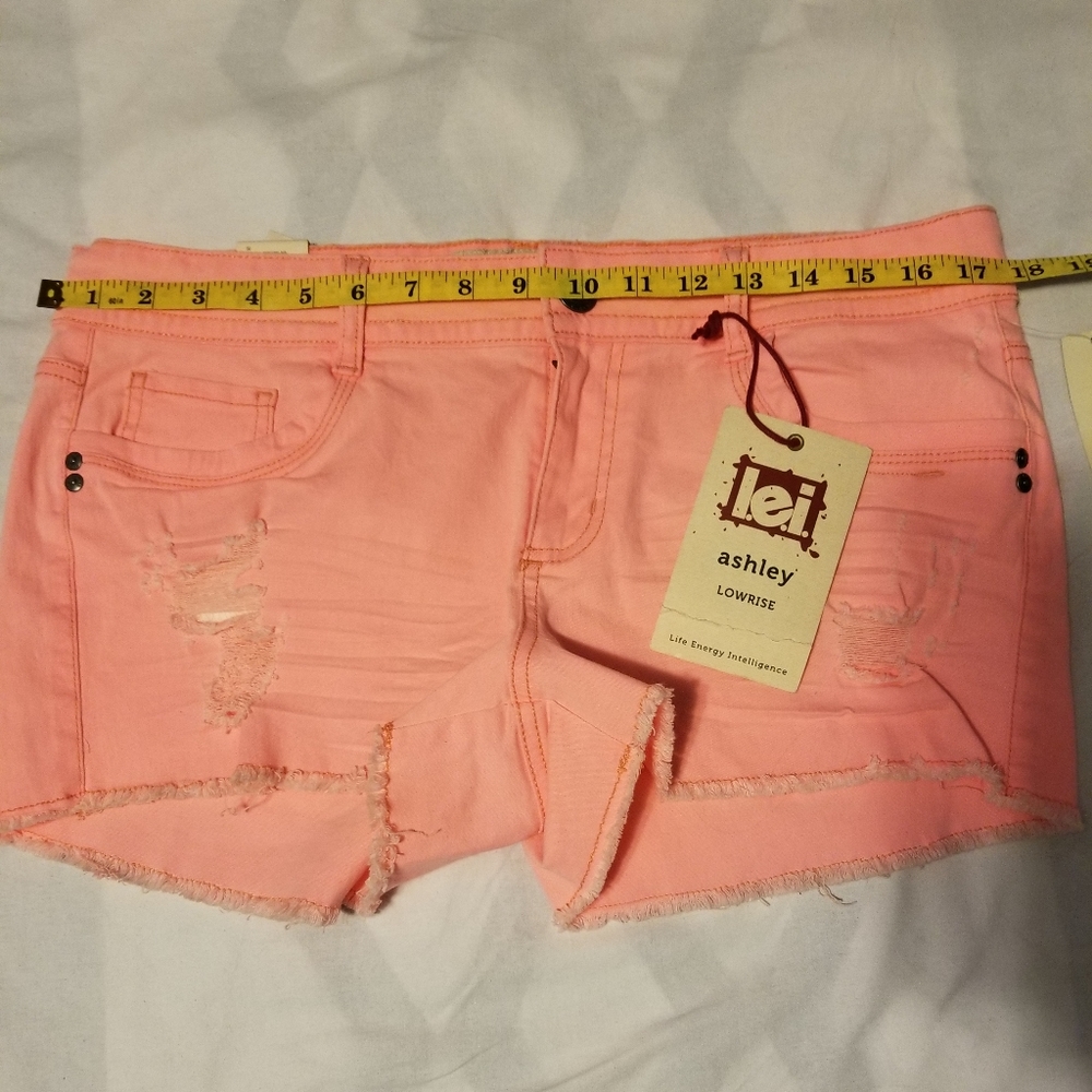 Nwt Le Ashley Lowrise Short Women's Size 13 Color Light Orange — image 3 of 8